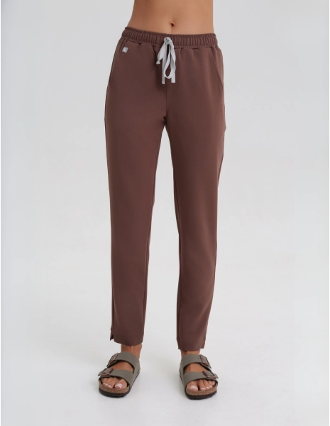 Pantaloni pentru femei Basic - MILKY BROWN