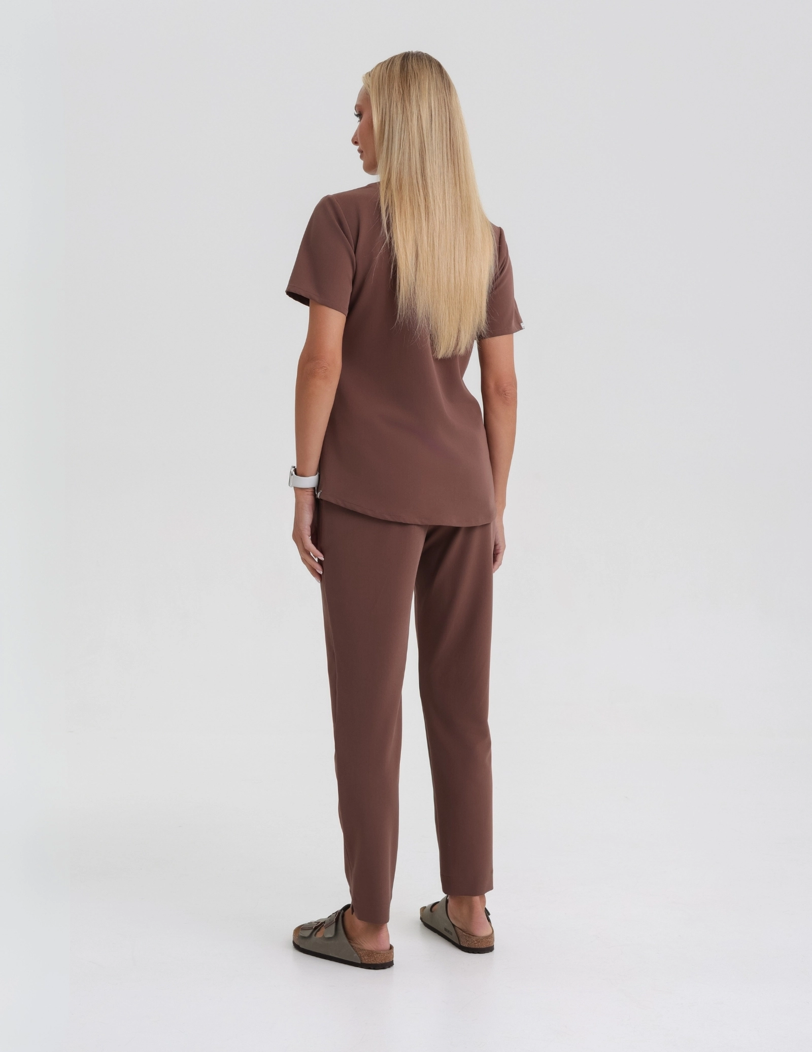 Pantaloni pentru femei Basic - MILKY BROWN