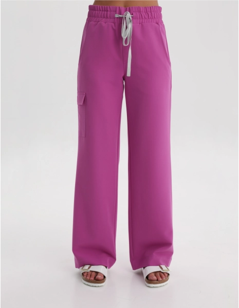 Pantaloni Medicali Dama Yoga - ELECTRIC PINK