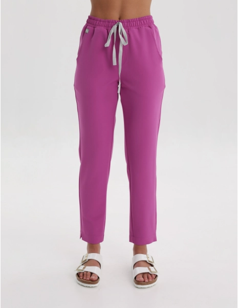 Pantaloni Medicali Dama Basic - ELECTRIC PINK