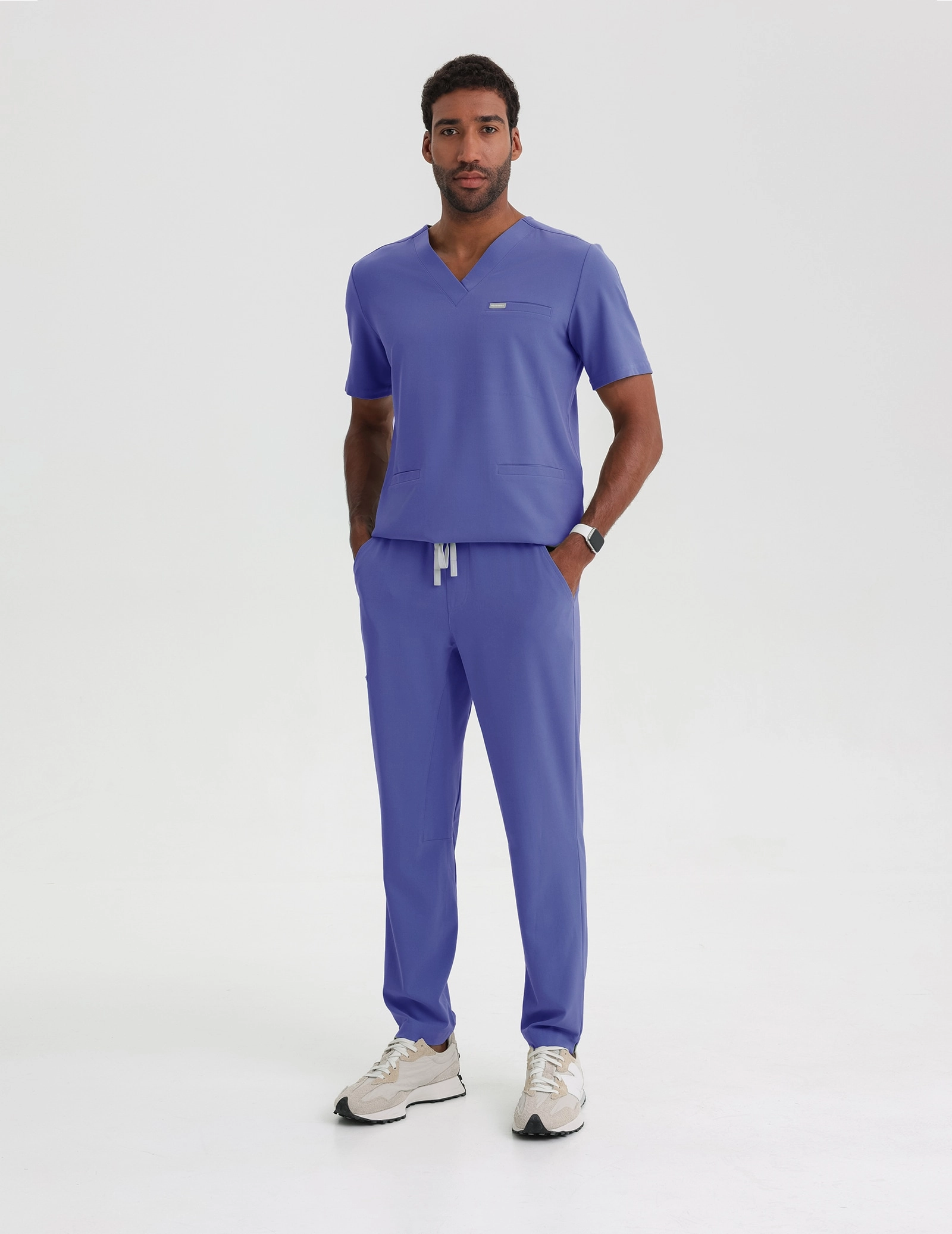 Bluză Medicală Birbal - DENIM BLUE