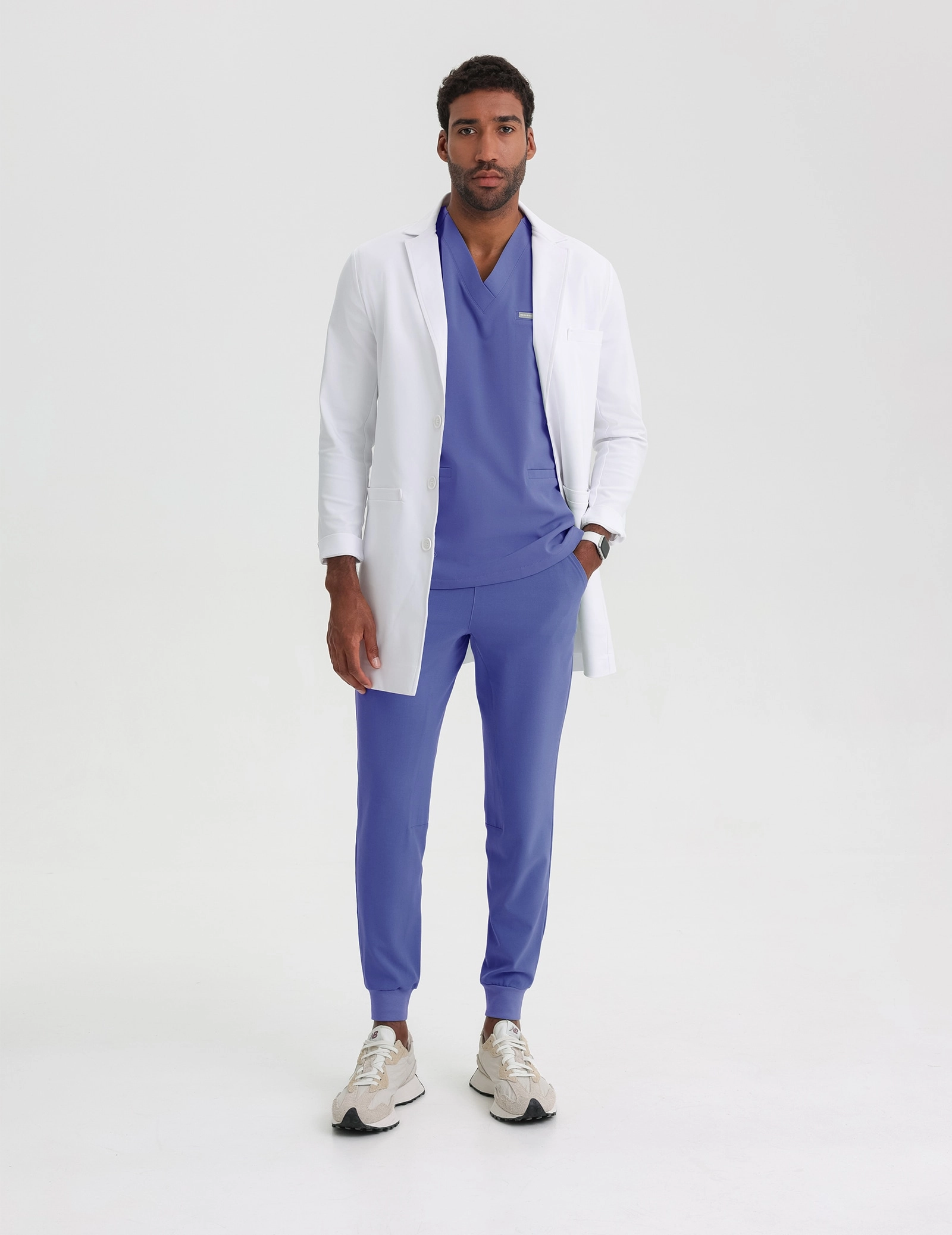 Bluză Medicală Birbal - DENIM BLUE
