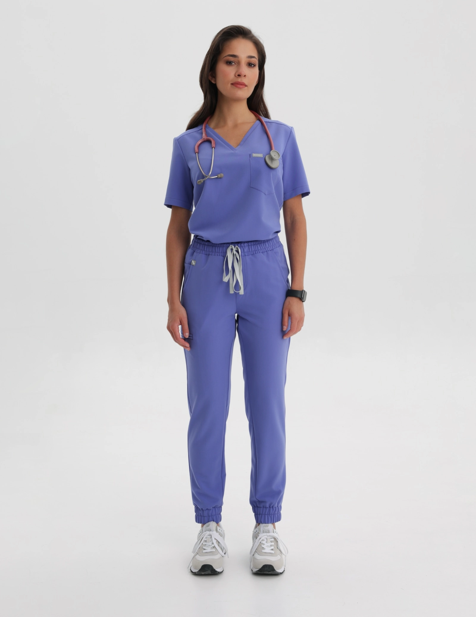 Pantaloni Medicali Dama Basic - DENIM BLUE