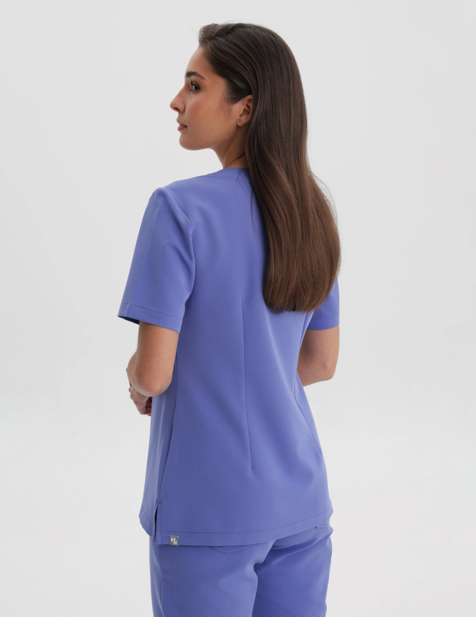 Bluză Medicală Raya One Pocket - DENIM BLUE