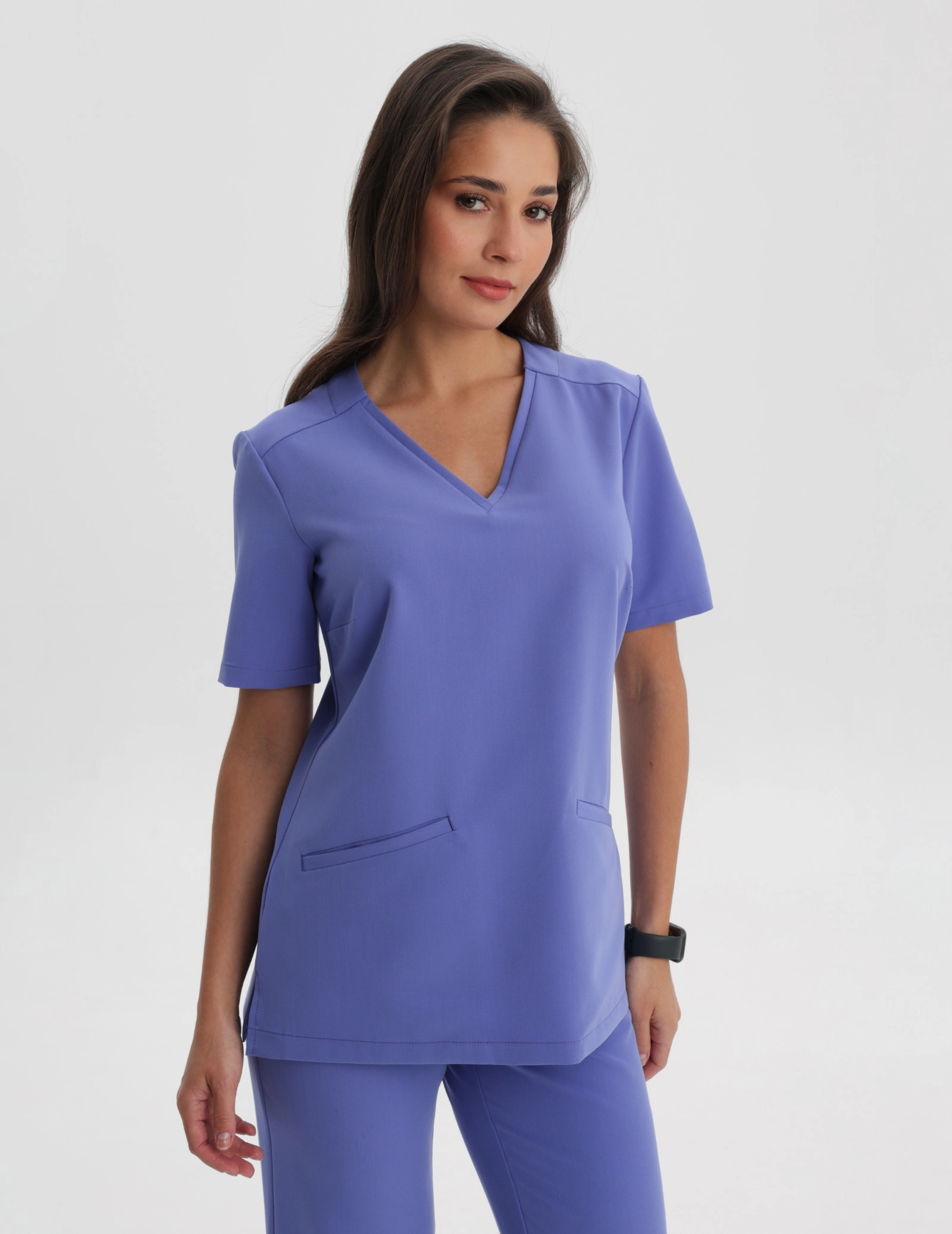 Bluză Medicală Casy - DENIM BLUE
