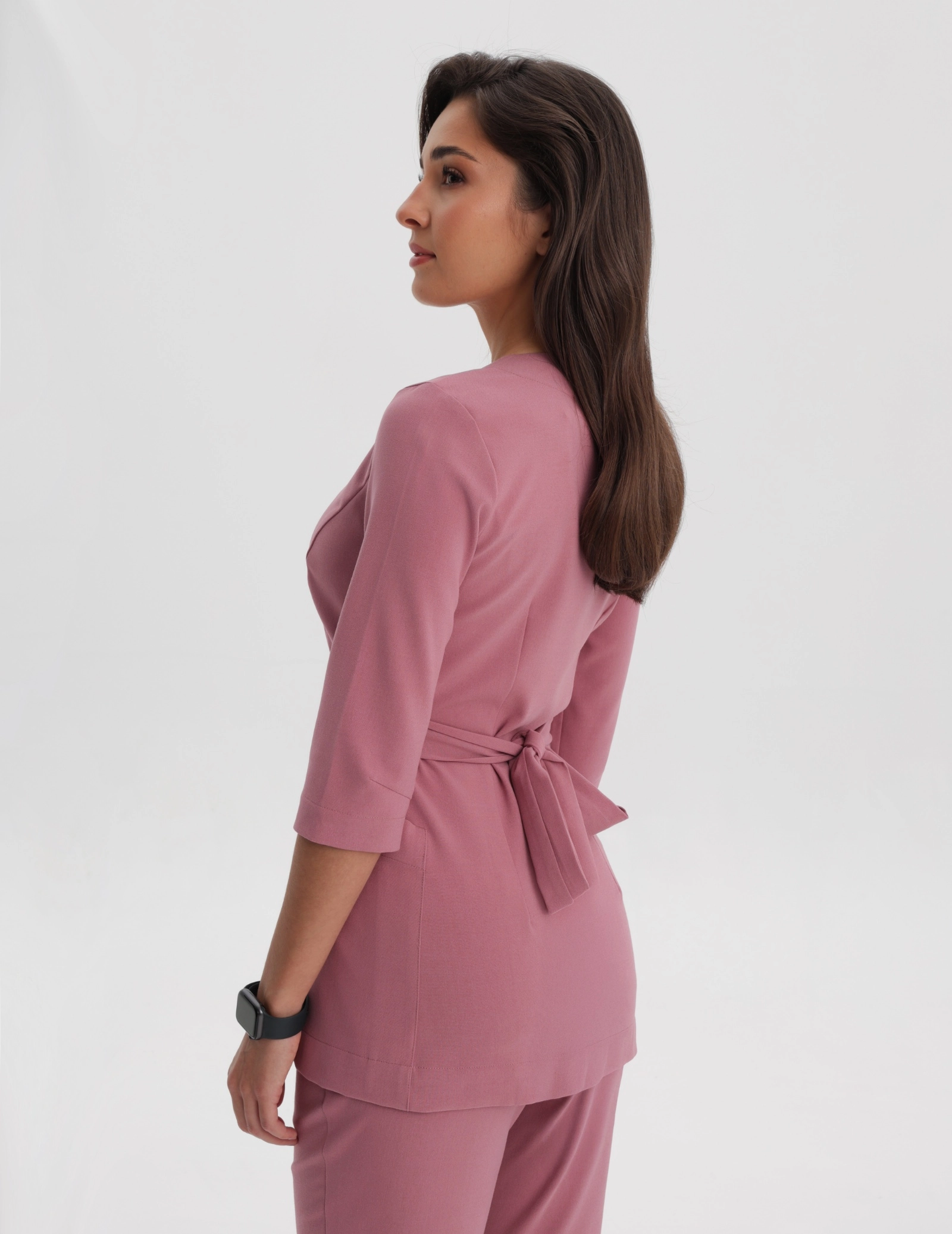 Bluză medicală legată Rosalie - WOODROSE