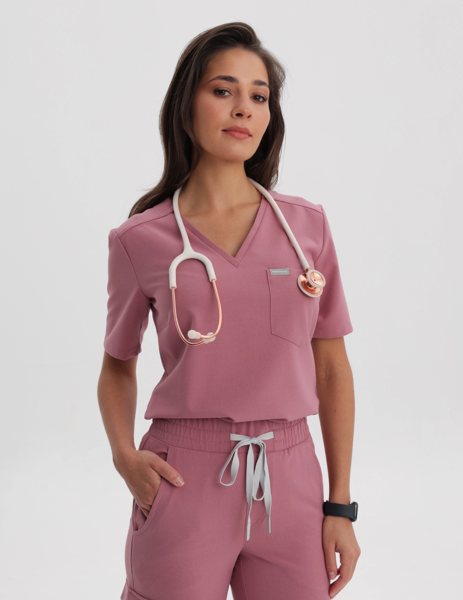 Bluză Medicală Raya One Pocket - WOODROSE
