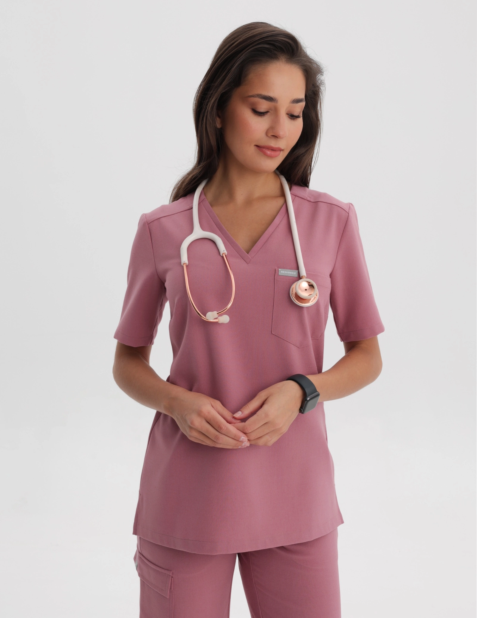 Bluză Medicală Raya One Pocket - WOODROSE