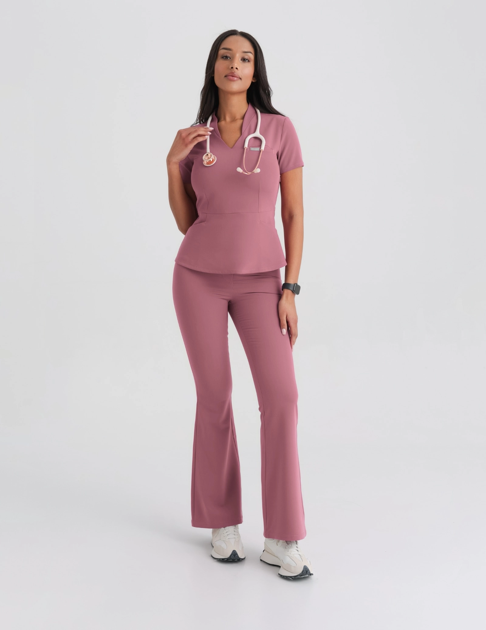 Pantaloni Medicali Dama Flare - WOODROSE