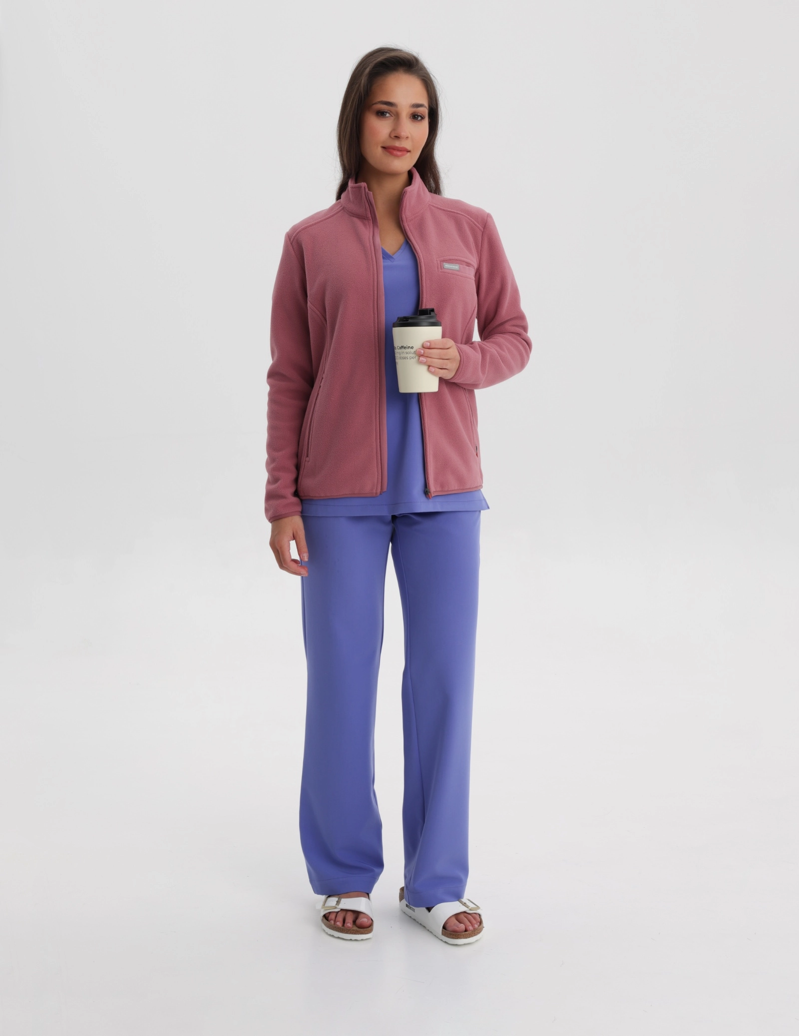 Bluză Fleece Dama COZY HEAT - WOODROSE