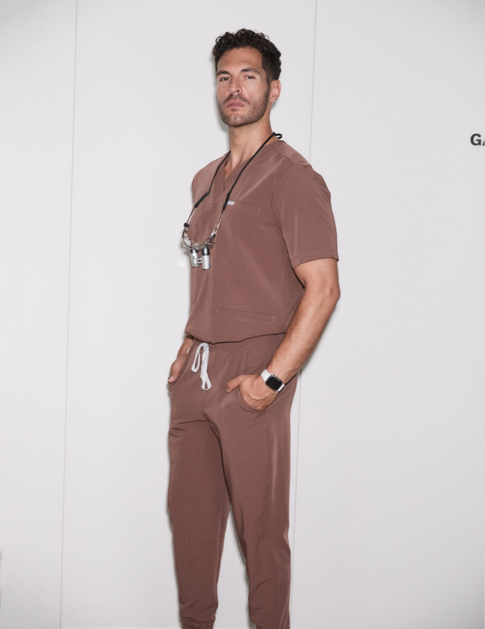 Bluză medicală Birbal - MILKY BROWN