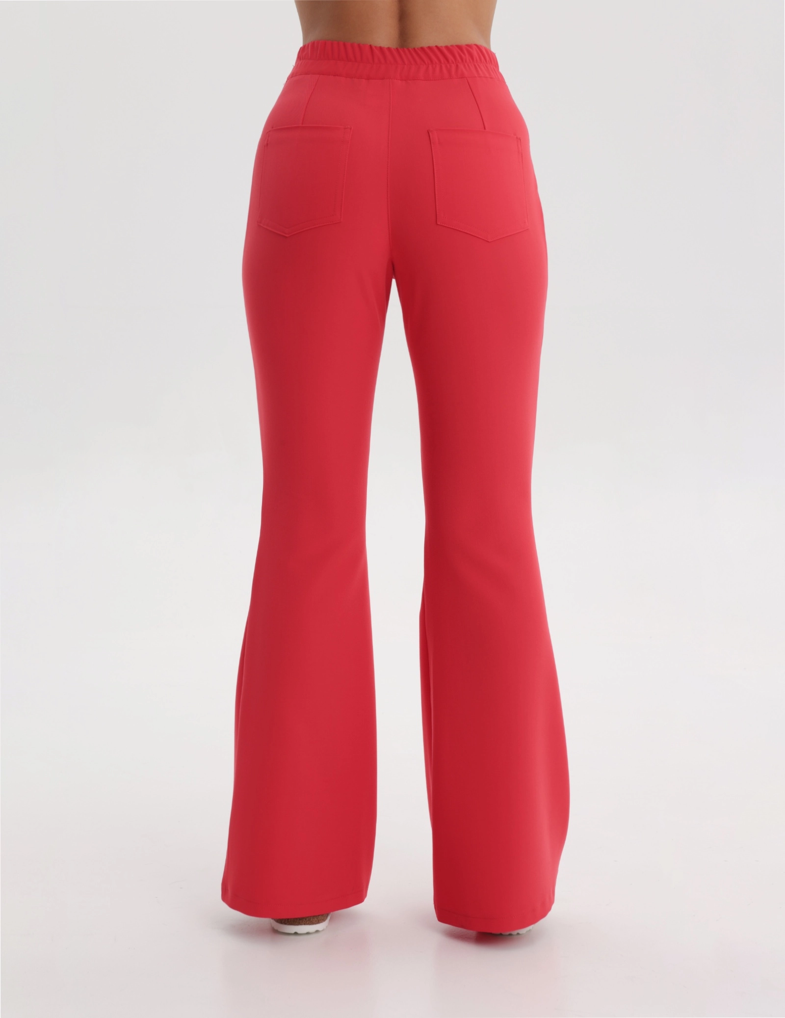 Pantaloni Medicali Dama Flare - POP RED