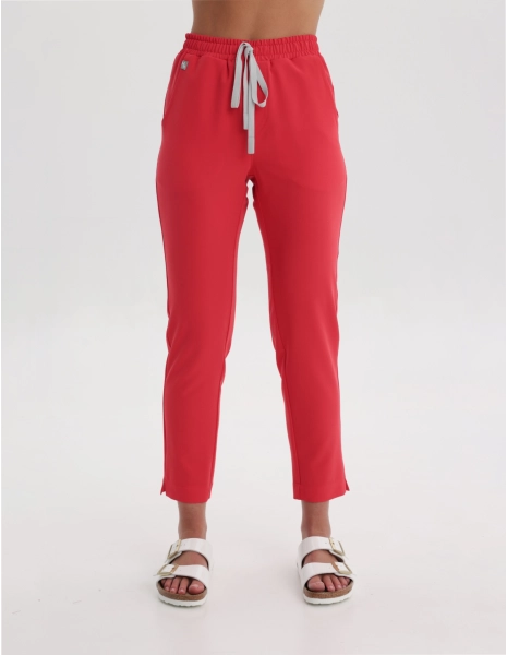 Pantaloni Medicali Dama Basic - POP RED