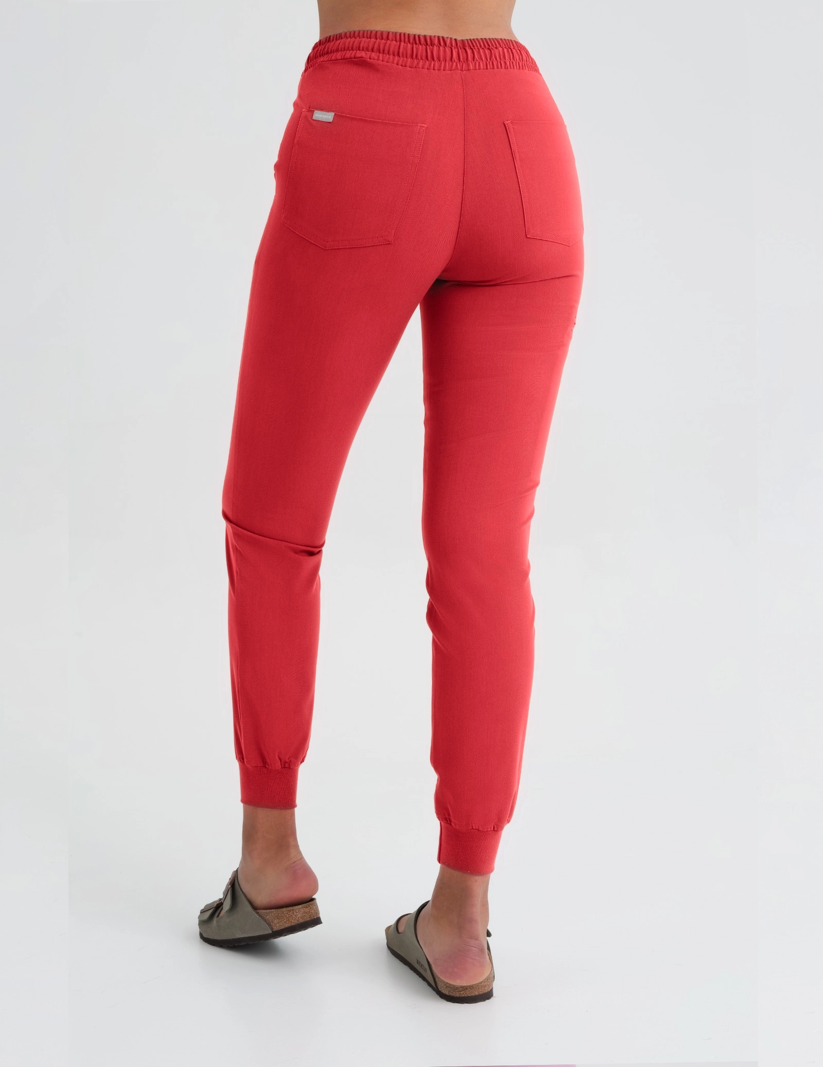 Pantaloni Medicali Dama Jogger - POP RED