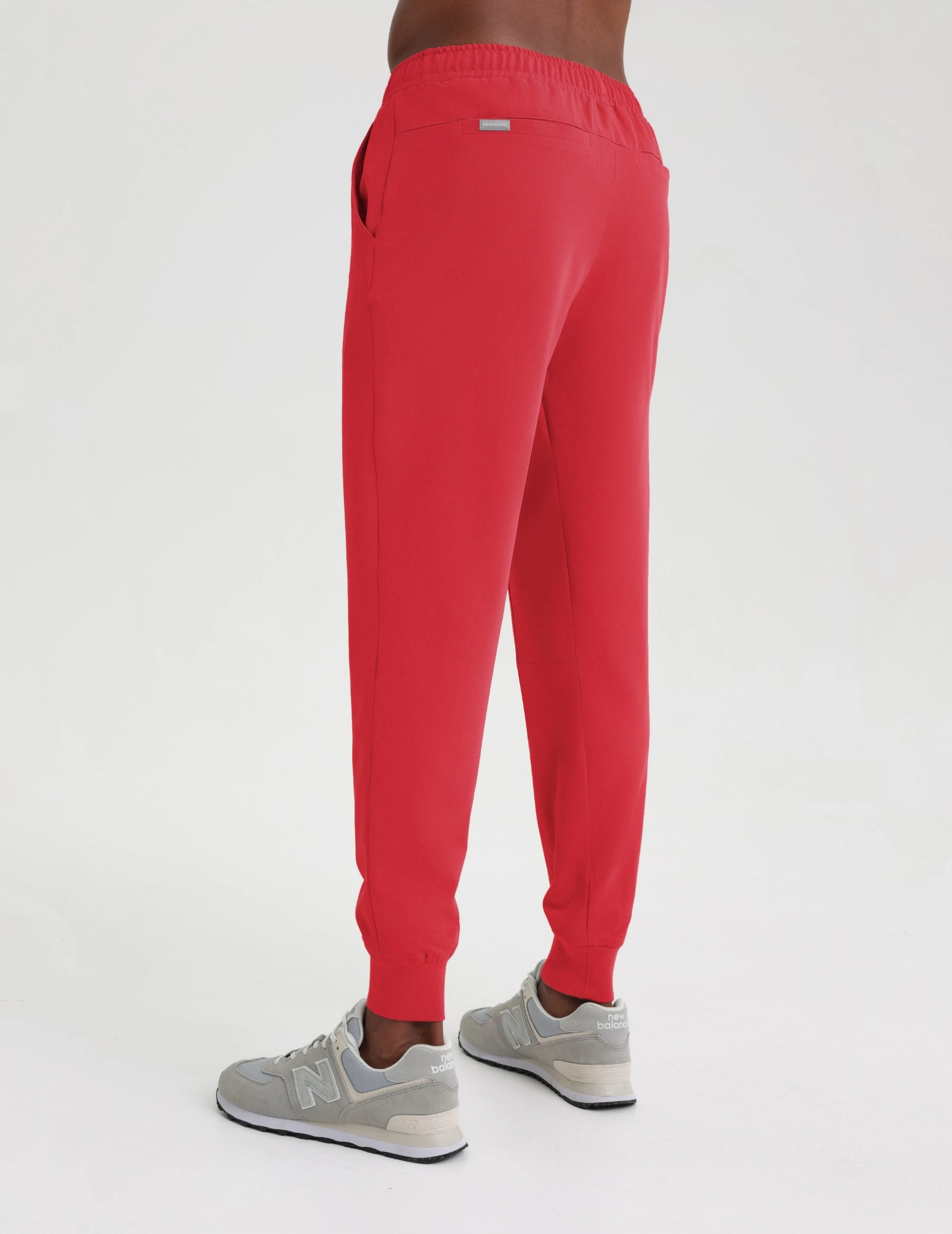 Pantaloni Medicali Barbati Jogger - POP RED