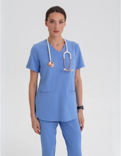 Bluză Medicală Grace - MARINA BLUE