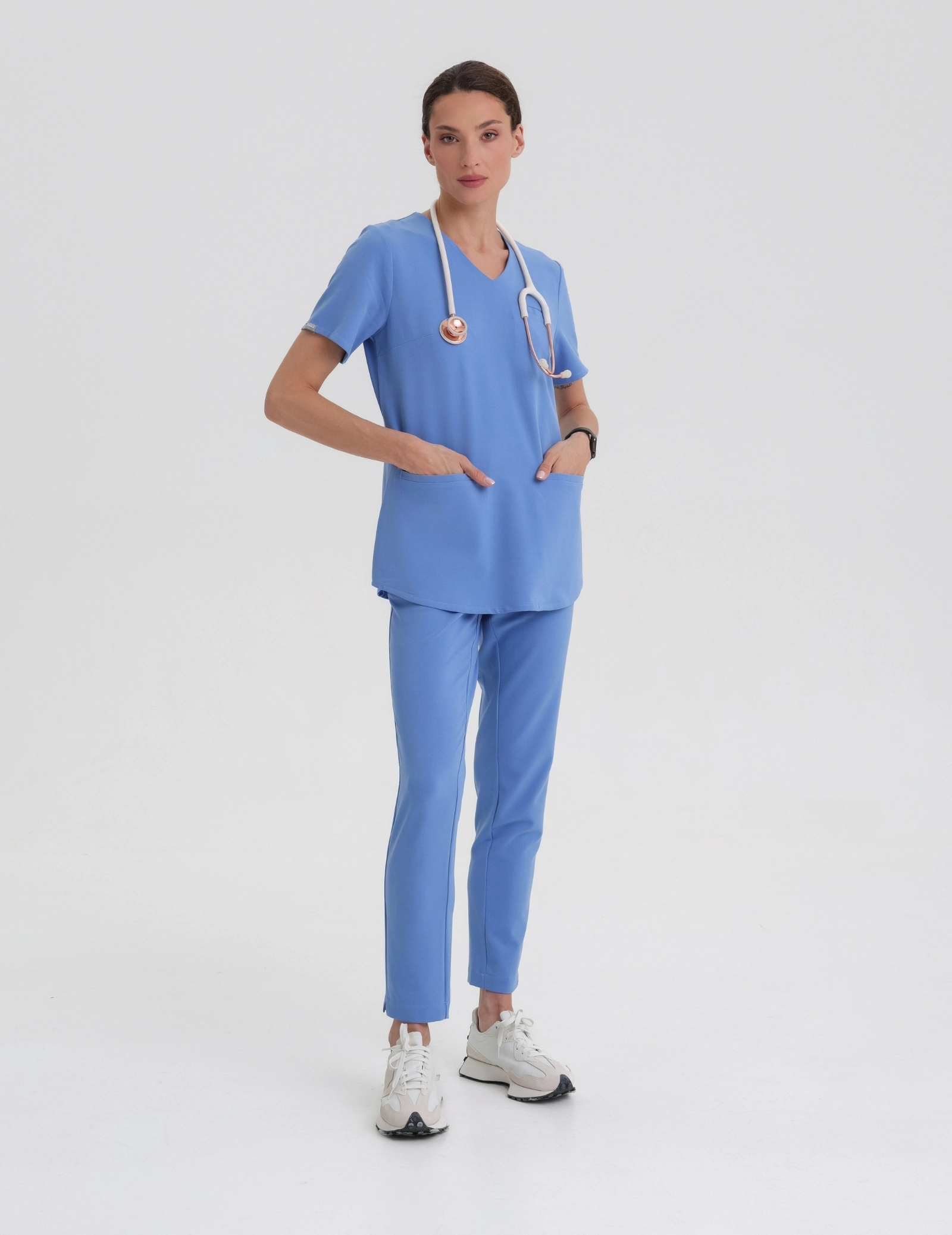 Bluză Medicală Grace - MARINA BLUE