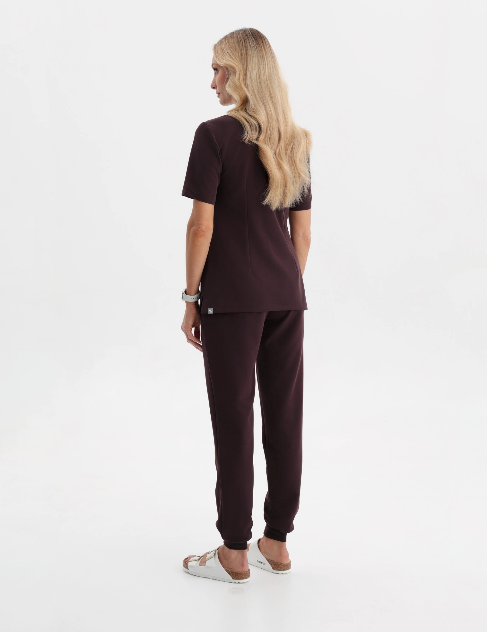 Pantaloni Medicali Dama Jogger- DARK CHOCOLATE