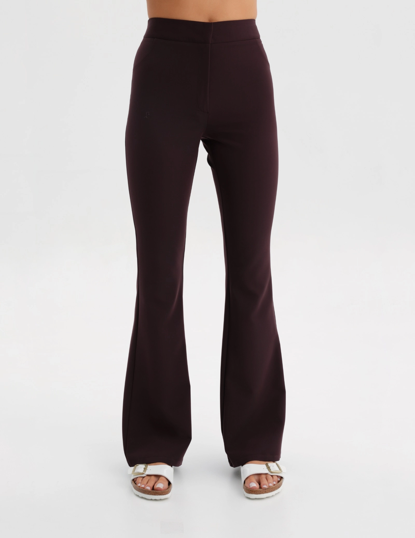 Pantaloni Medicali Dama Flare - DARK CHOCOLATE