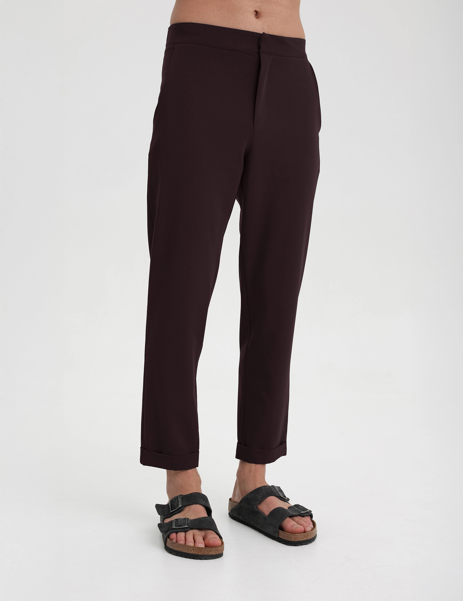 Pantaloni Medicali Barbati Chinosy - DARK CHOCOLATE