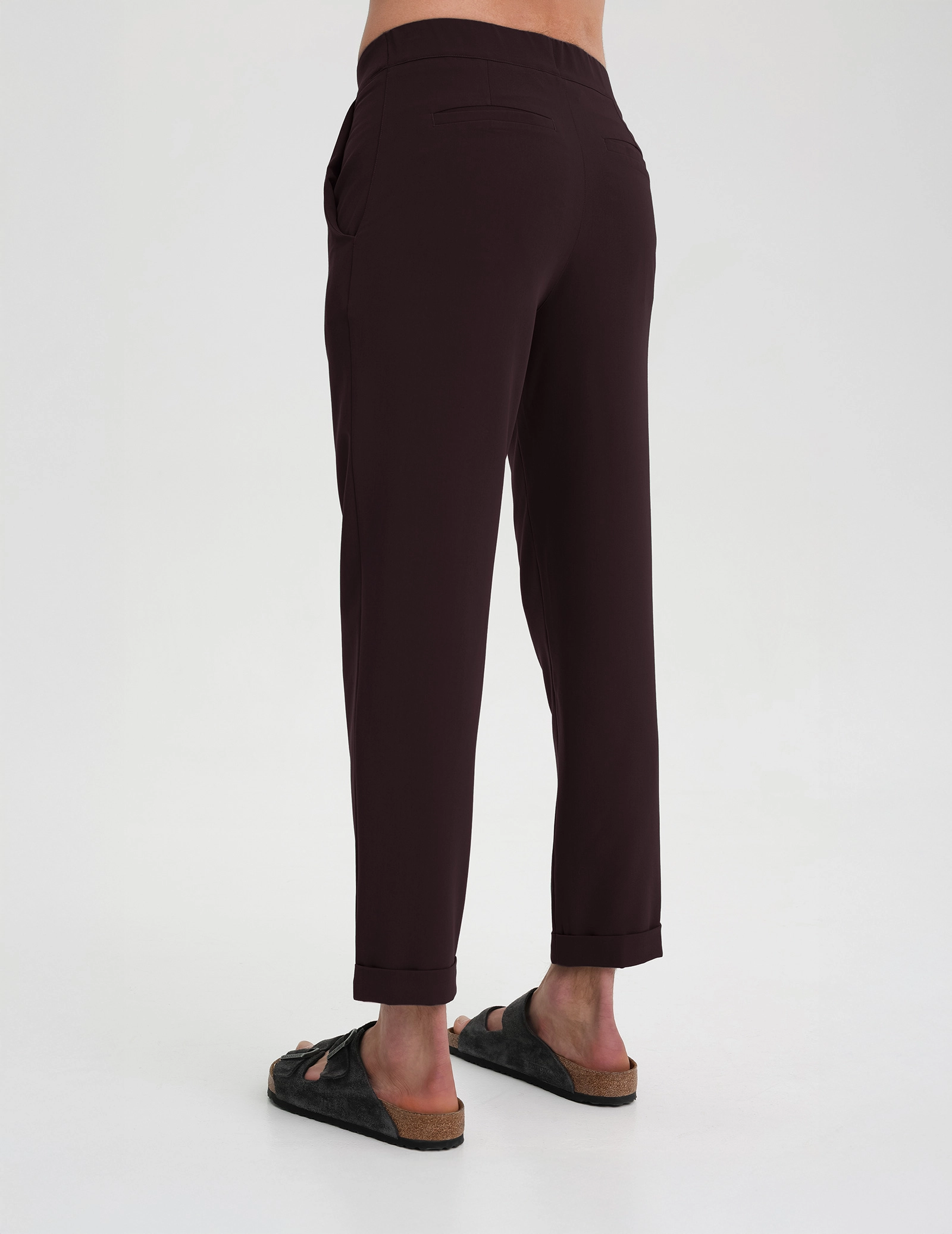 Pantaloni Medicali Barbati Chinosy - DARK CHOCOLATE