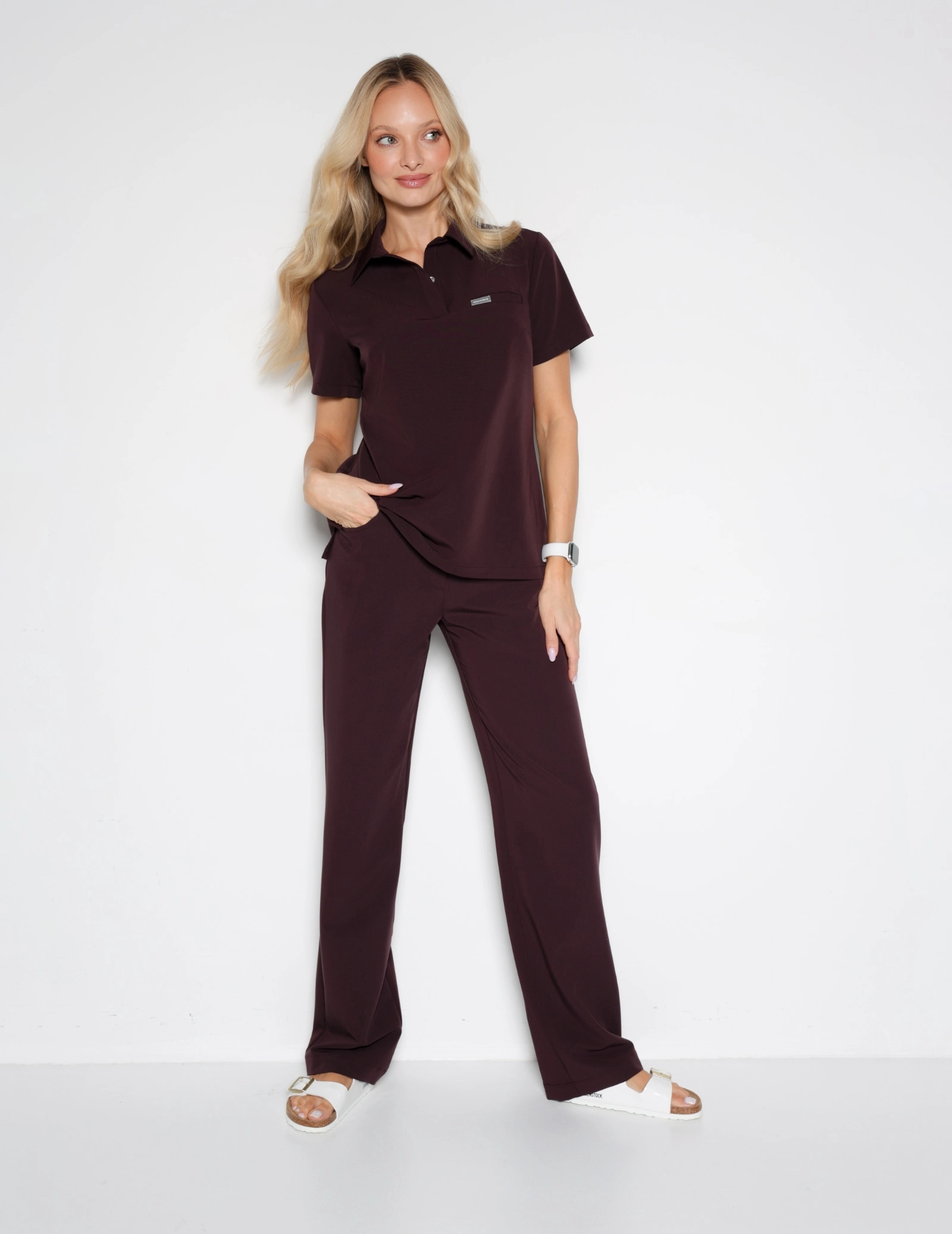 Pantaloni Medicali Dama Tiffany - DARK CHOCOLATE