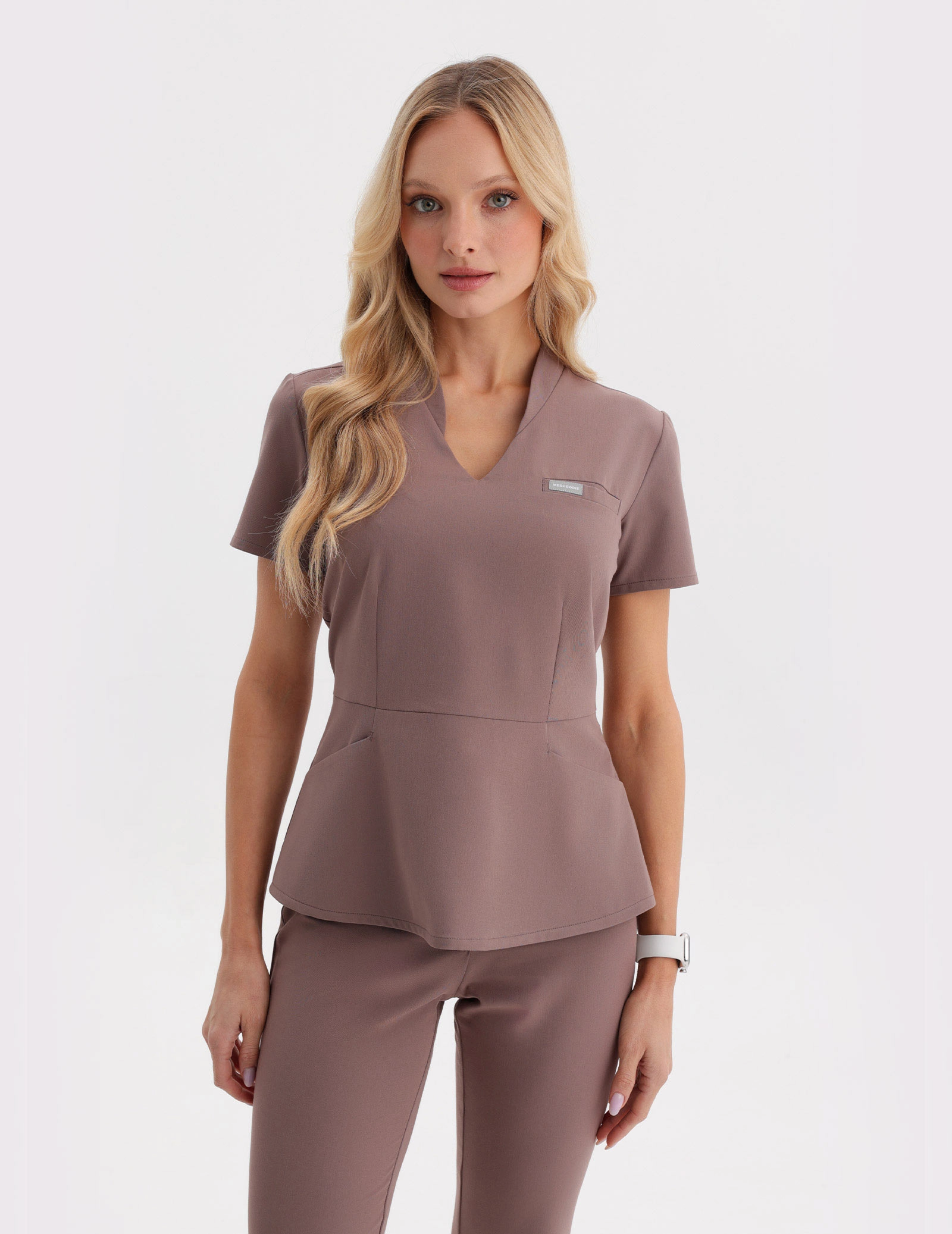 Bluză Medicală Kori - MOCHA