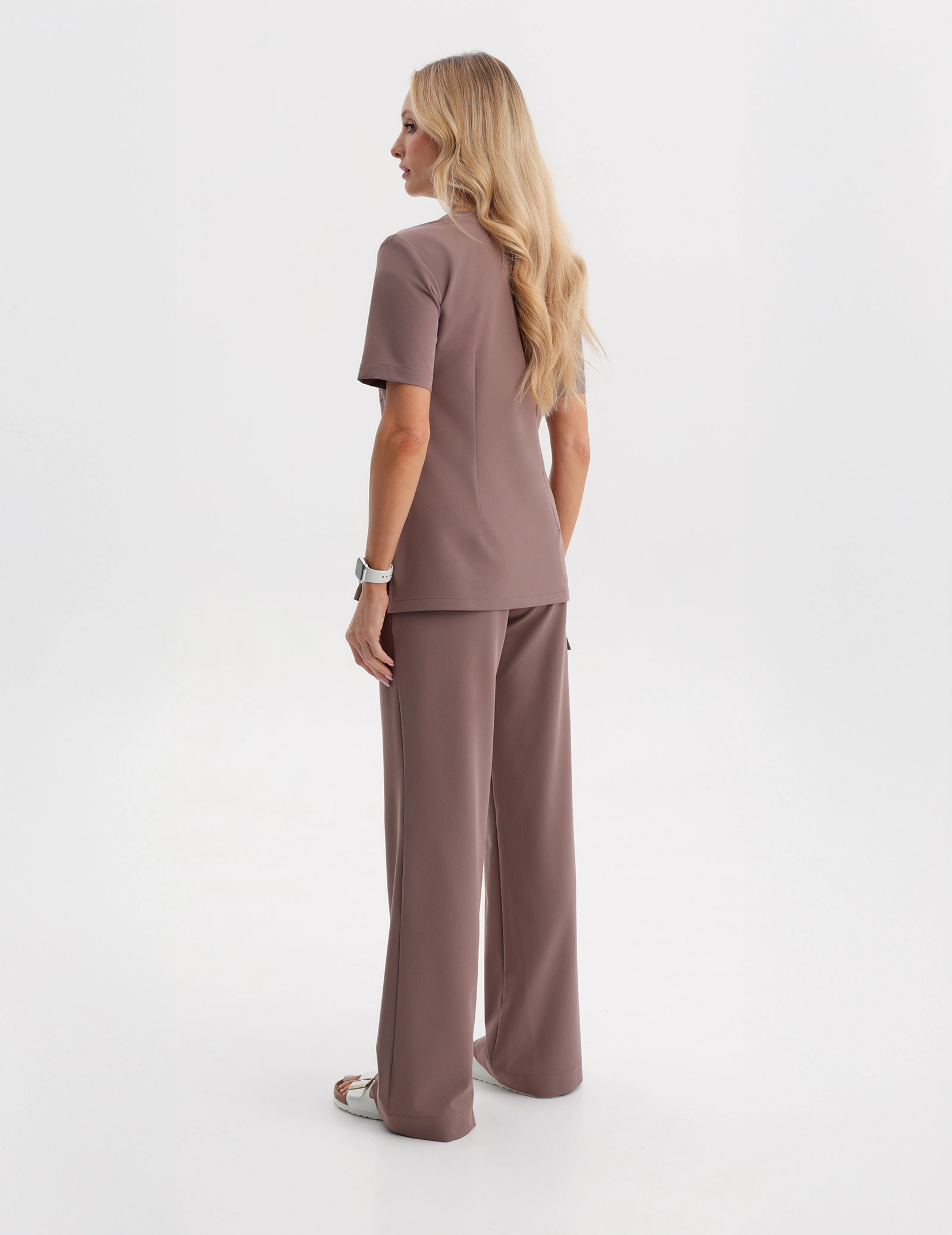 Pantaloni Medicali Dama Yoga – MOCHA