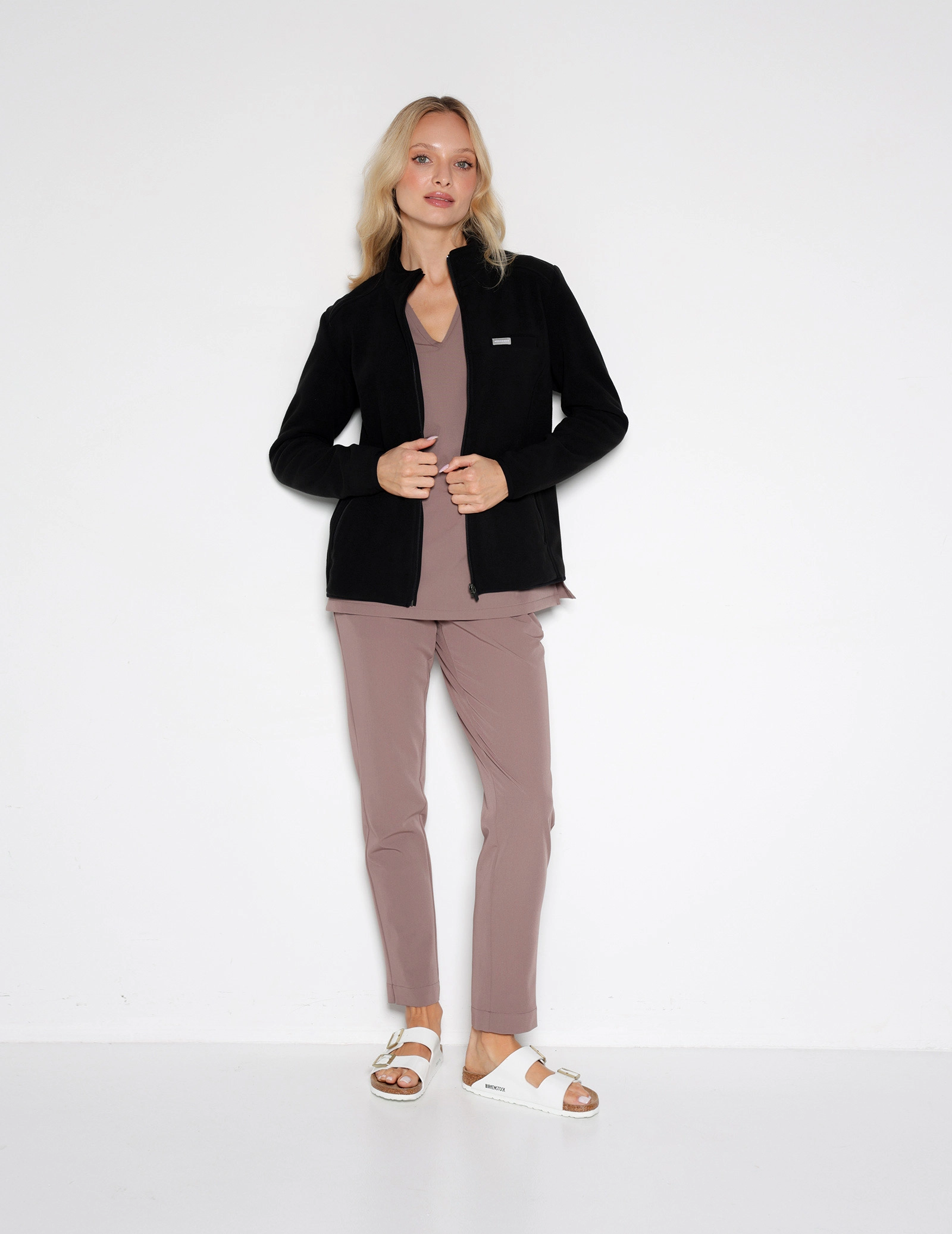 Pantaloni Medicali Dama Basic - MOCHA