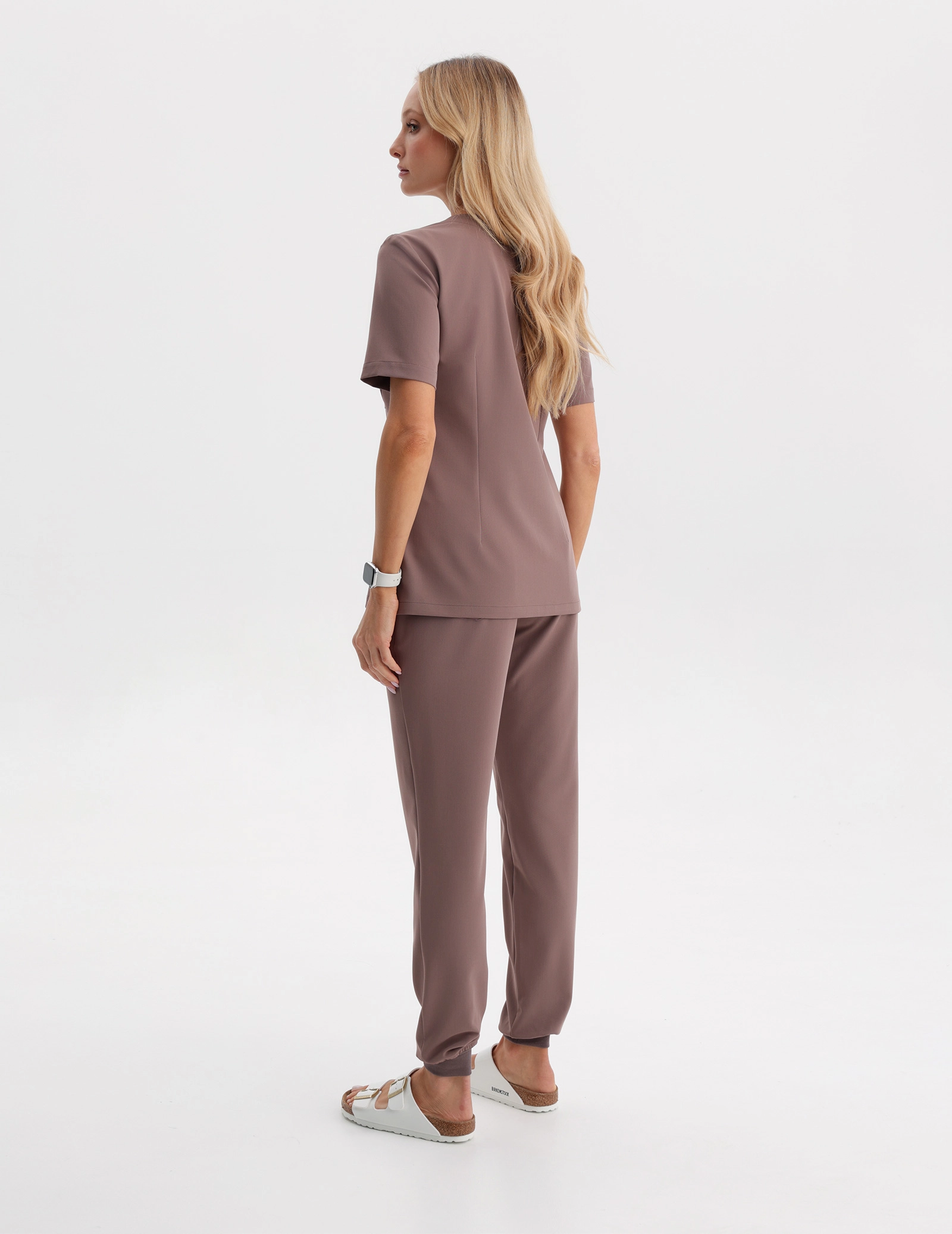 Pantaloni Medicali Dama Jogger – MOCHA