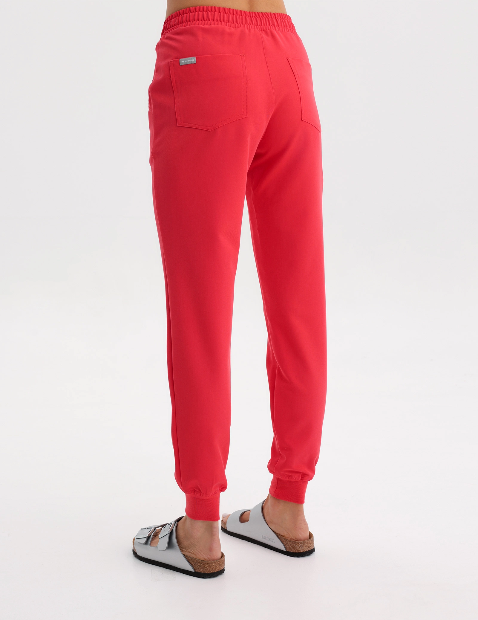 Pantaloni Medicali Dama Jogger - POP RED