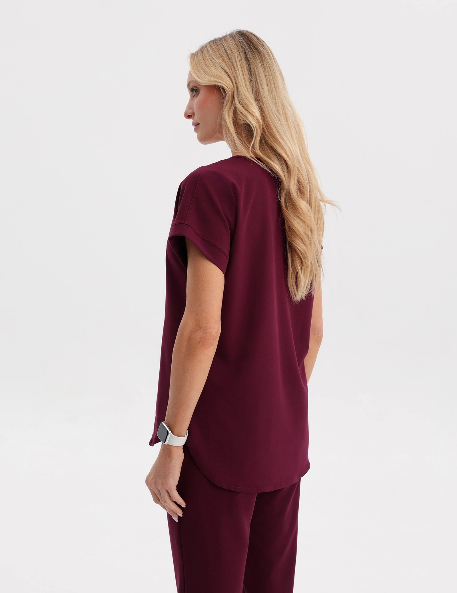 Tricou medical Kendall - BURGUNDY