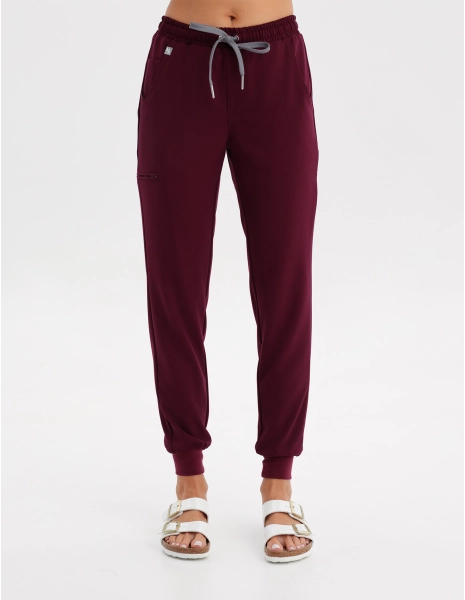 Pantaloni Joggers pentru femei - BURGUNDY