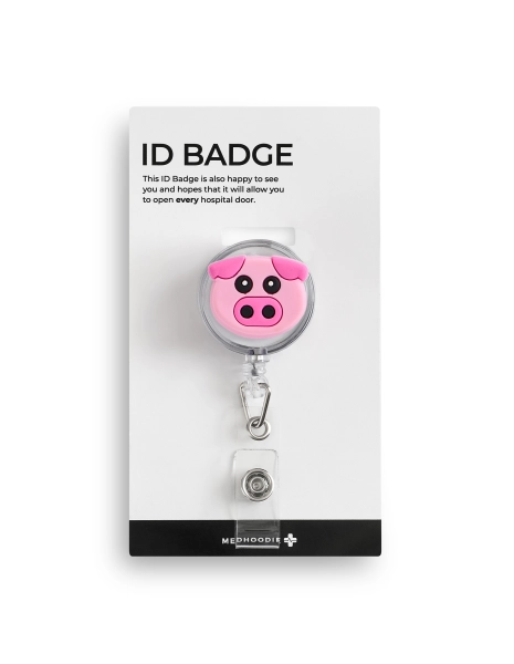 ID Badge Holder - PIGGY ON DUTY