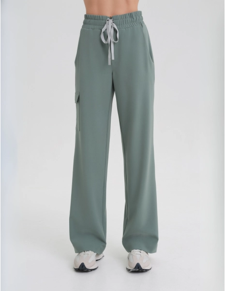 Pantaloni de yoga - DUSTY GREEN