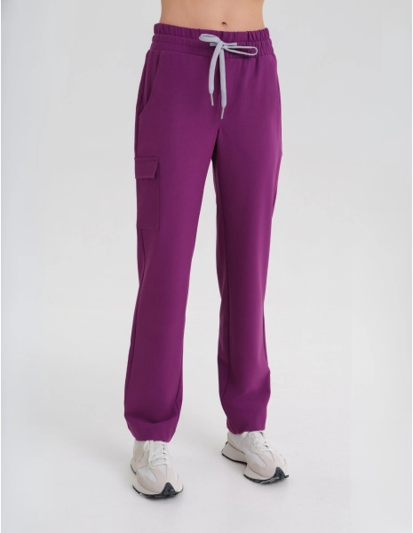 Pantaloni de yoga - PURPURIU GRAPE