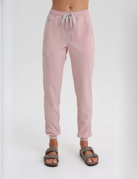 Pantaloni Joggers pentru femei - DUSTY ROSE