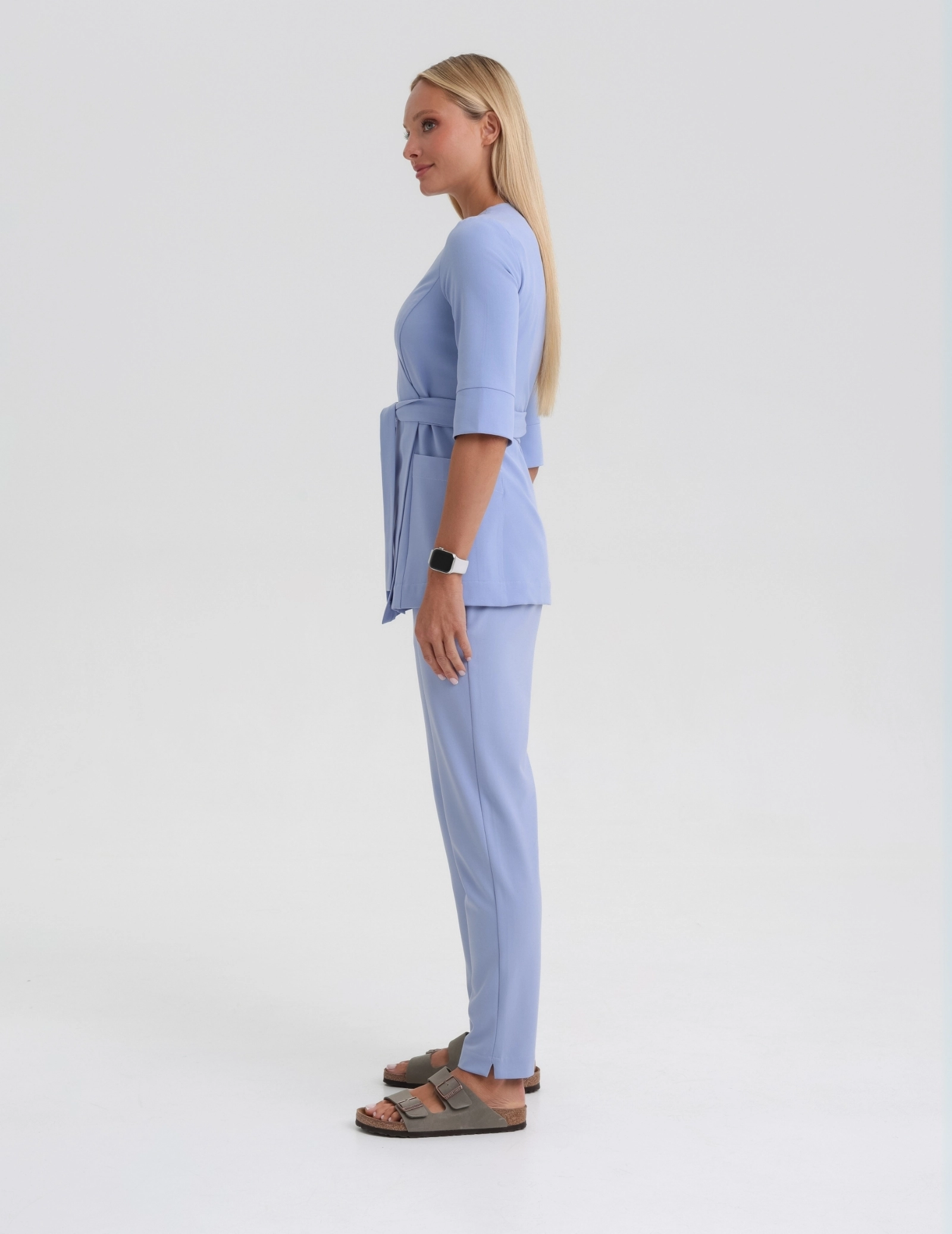 Pantaloni pentru femei Basic - CEIL BLUE