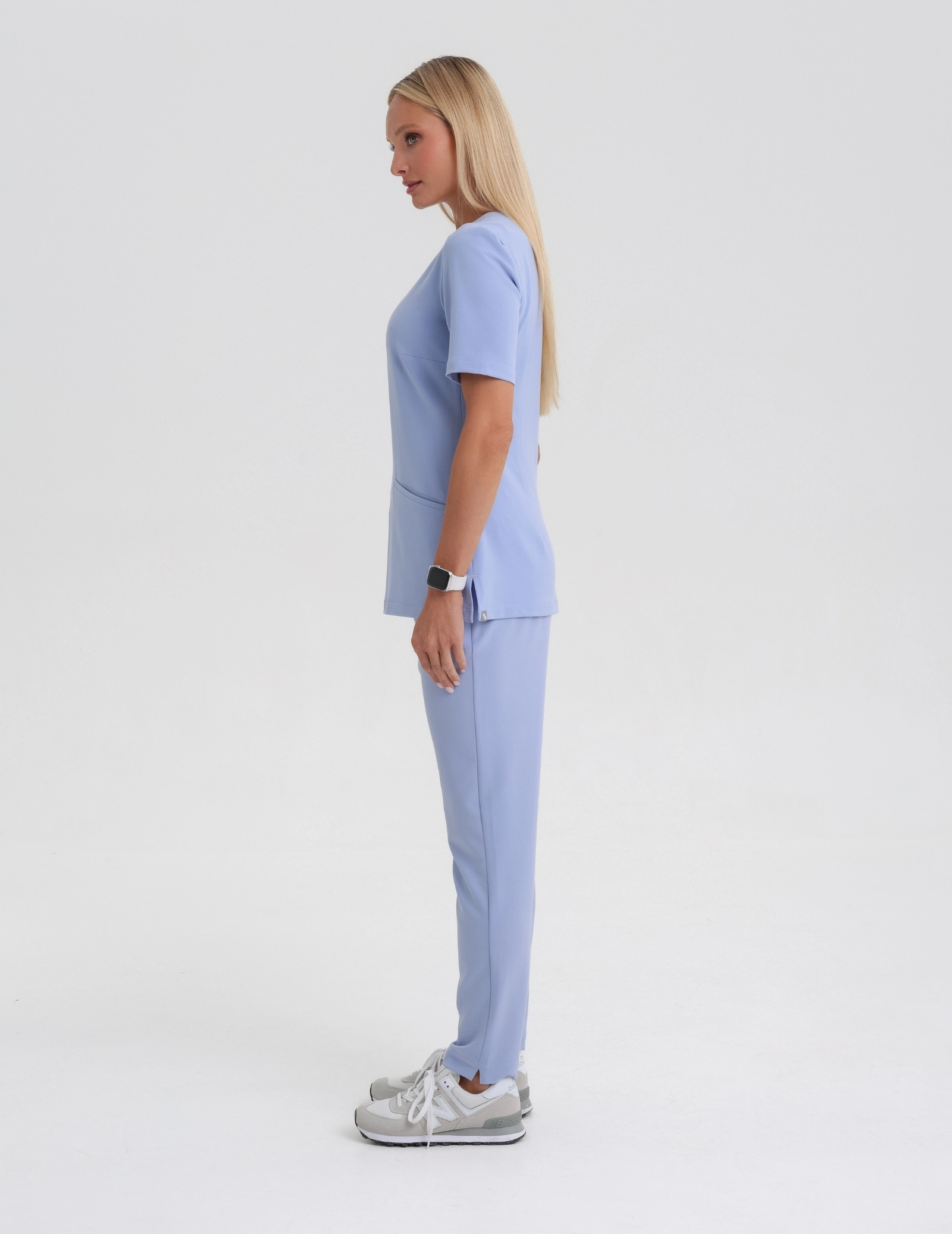 Pantaloni pentru femei Basic - CEIL BLUE