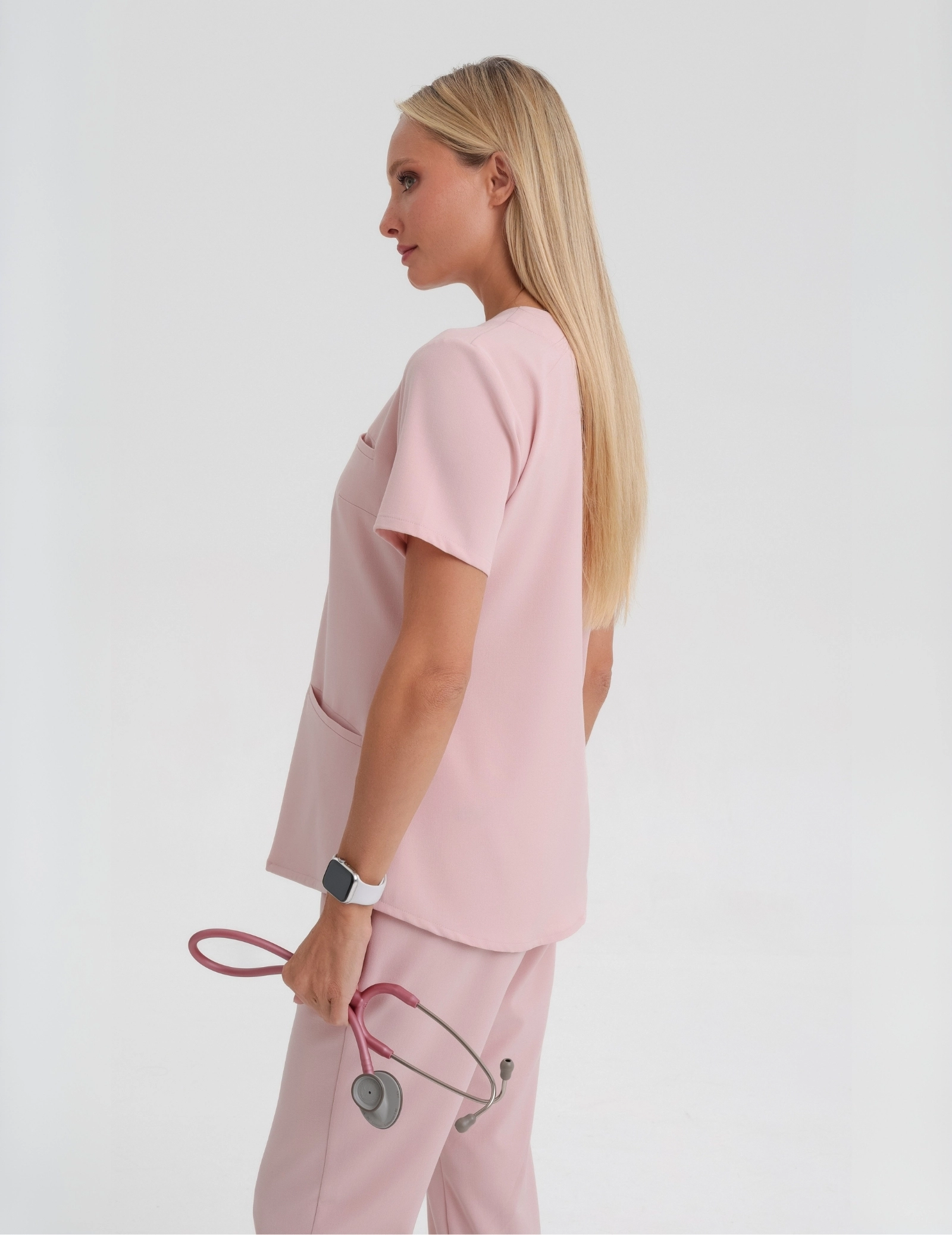 Bluză Medicală Grace - DUSTY ROSE