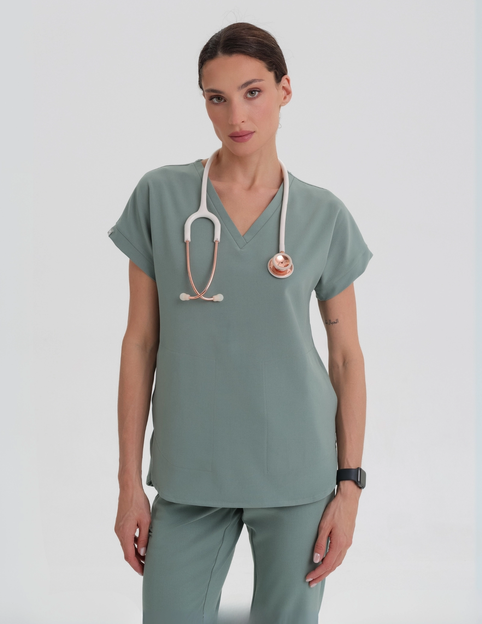 Kendall Medical Sweatshirt - VERDE PUTERNIC