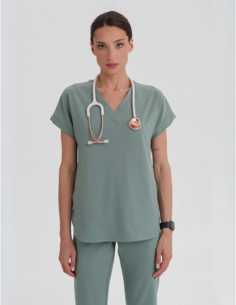 Kendall Medical Sweatshirt - VERDE PUTERNIC
