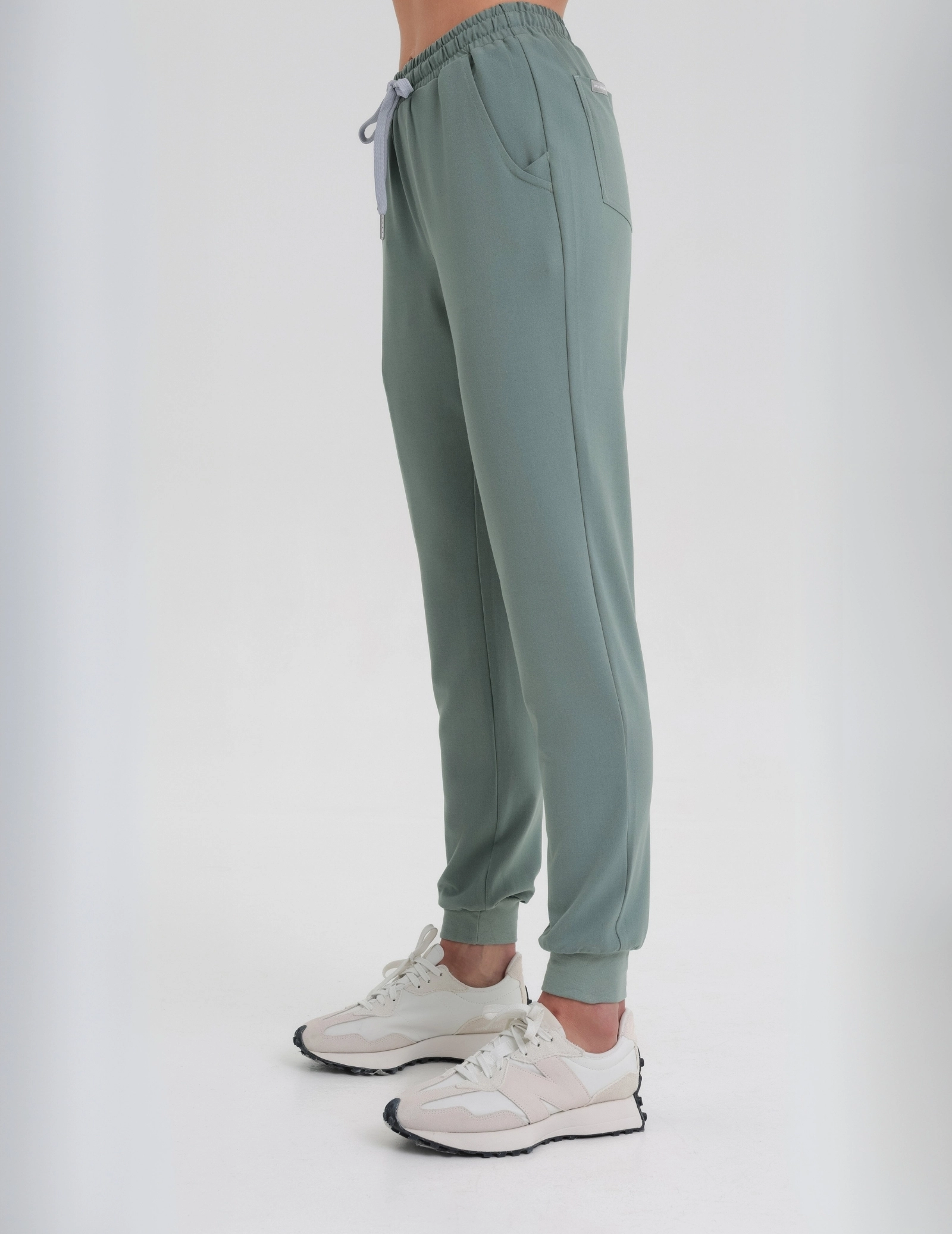 Pantaloni Joggers pentru femei - DUSTY GREEN