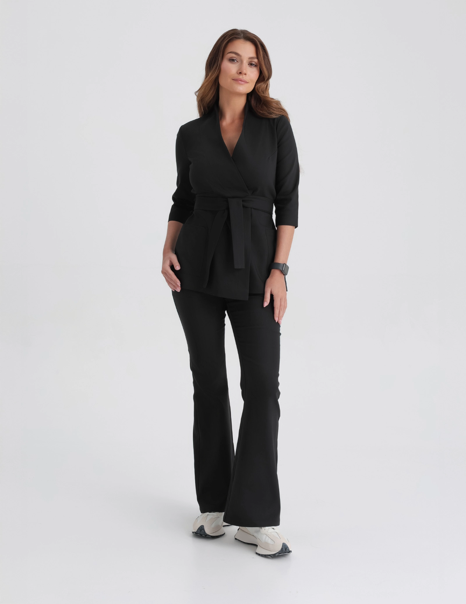 Tunică Medicală Zoya - TRUE BLACK