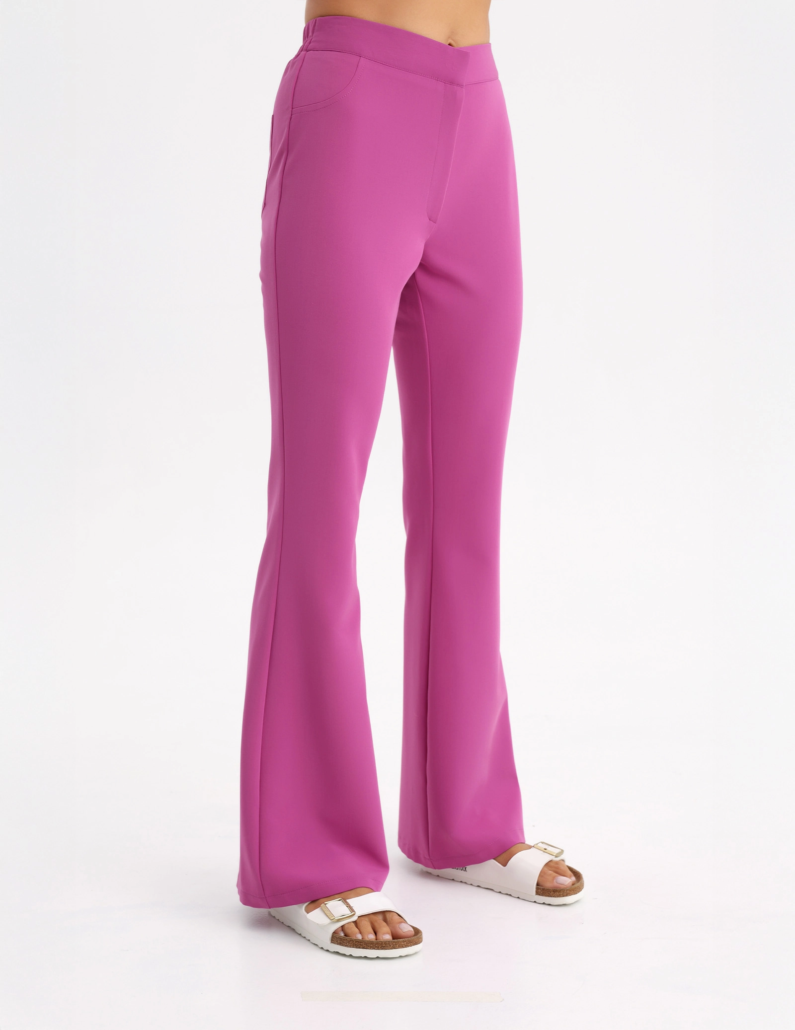 Pantaloni Medicali Dama Flare - ELECTRIC PINK