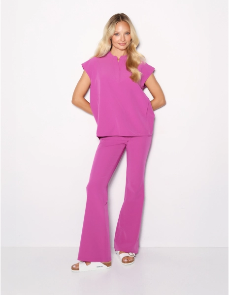 Pantaloni Medicali Dama Flare - ELECTRIC PINK