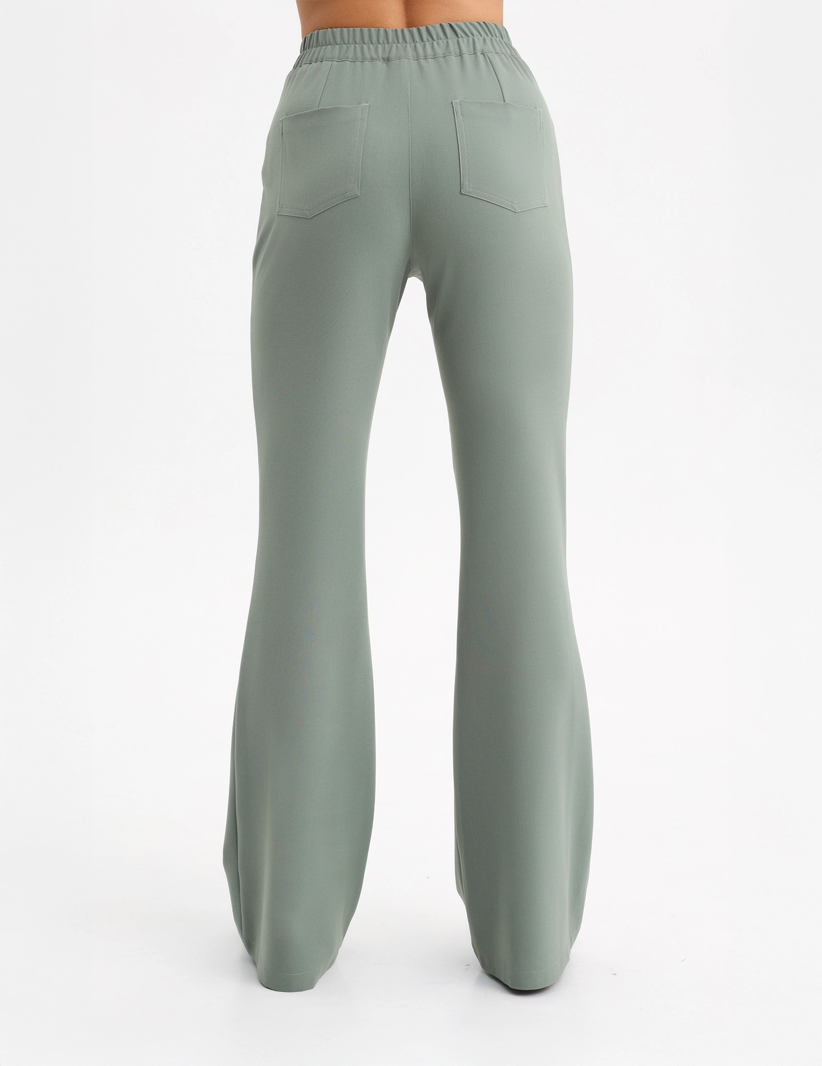 Pantaloni Medicali Dama Flare - DUSTY GREEN