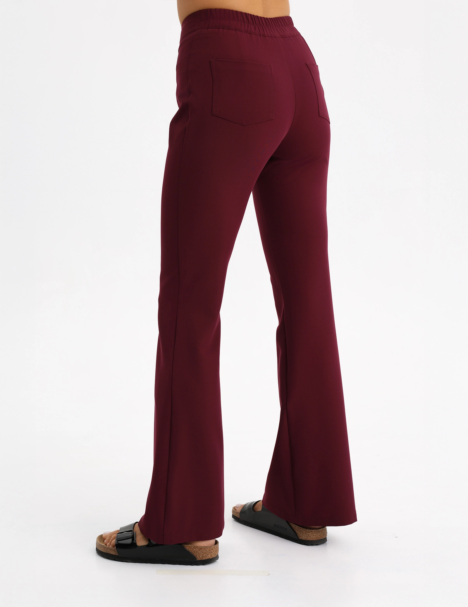 Pantaloni Medicali Dama Flare - BURGUNDY