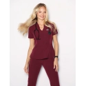 Bluză Medicală Kori - BURGUNDY