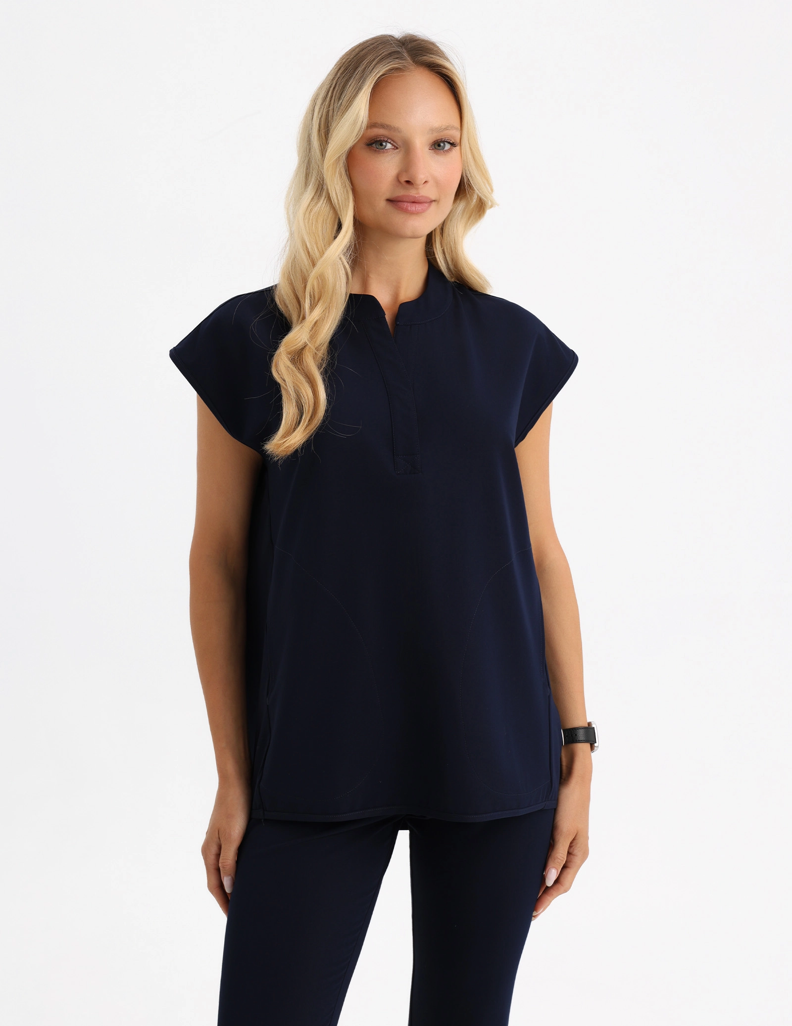 Bluză Medicală Khloe - DARK NAVY